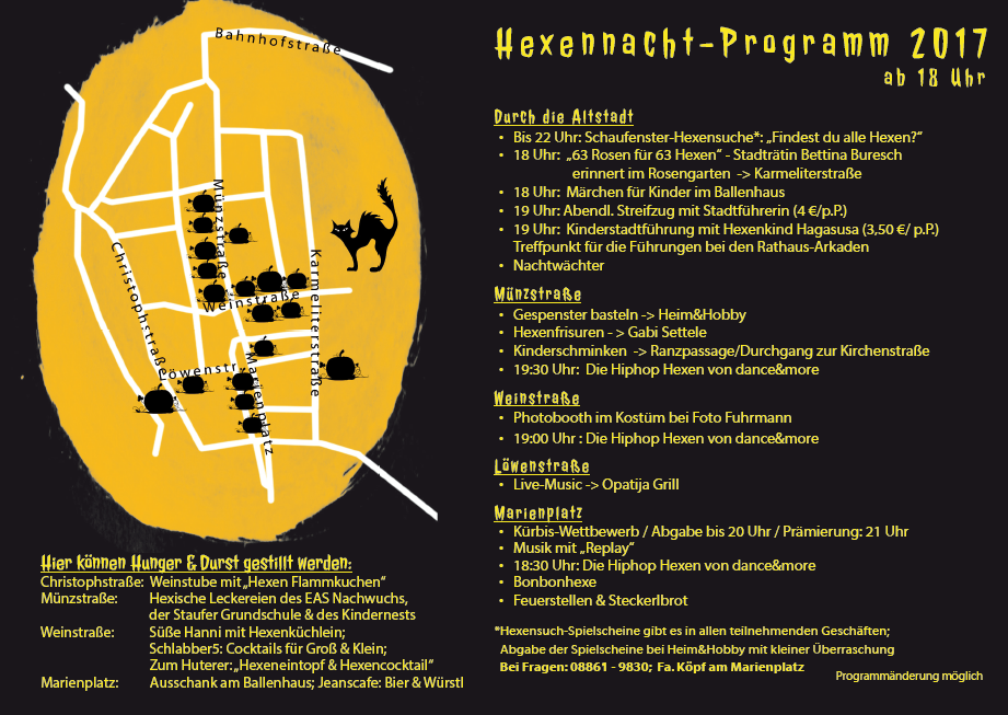 Hexennacht 2017 - Programm