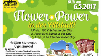 Flowerpower in der Schongauer Altstadt