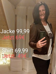 Fake Lederjacke im Trend